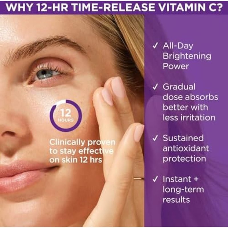 The Brightening Serum | Vitamin C Treatment for Brighter, Firmer Skin ? Targets Hyperpigmentation & Fades Post-Acne Marks, 30 ml / 1.0 fl. oz.