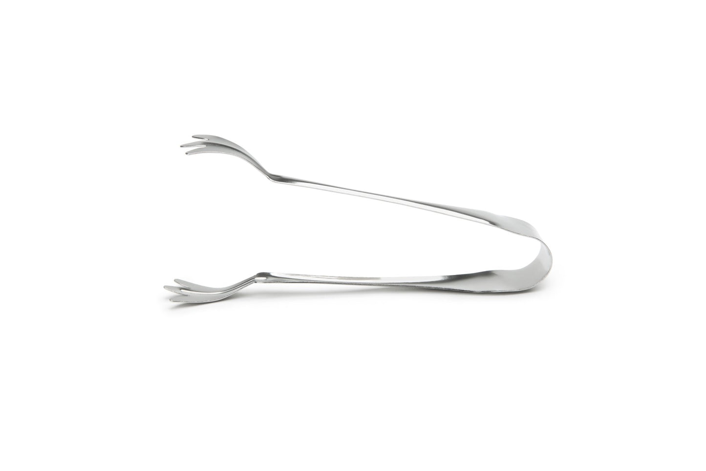 Fox Run Silver Ice Tongs, 1 x 2.25 x 6.5 inches, Metallic