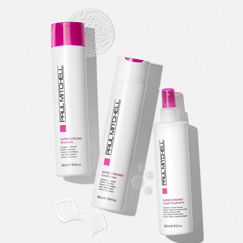 Paul Mitchell Super Strong Shampoo, Strengthens + Rebuilds, For Damaged Hair, 33.8 fl. oz