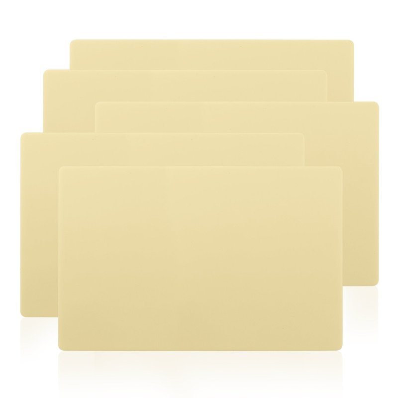5pcs A4 Size 3MM Thick Synthetic Tattoo Practice Skin, Segbeauty Double-sided Tattoo Art Training Silicone Pads Tattoo Kit,Tattoo Artist Microblading Practice Skin Sheets, 11.8 inches x 7.9 inches
