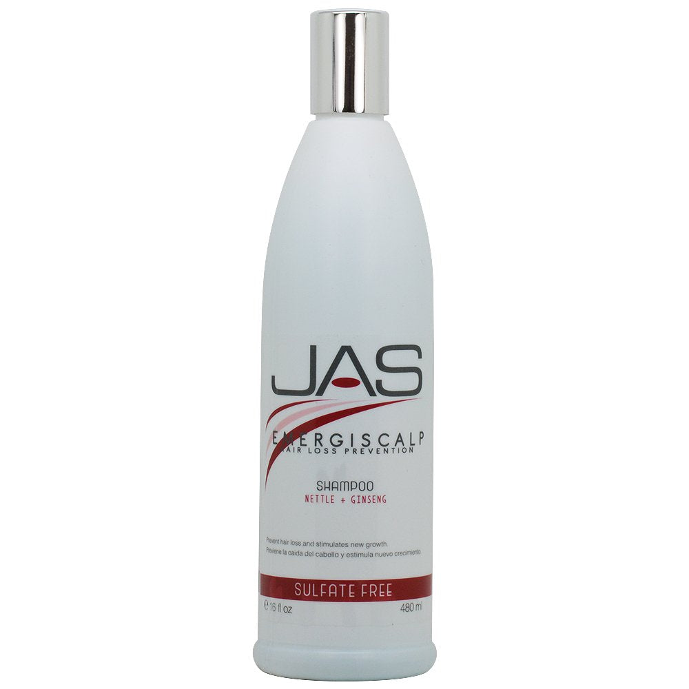 JAS Emergiscalp Hair Loss Prevention Shampoo Nettle + Ginseng 16 Oz "Free Starry Sexy Kiss Lip Plumping 10 Ml"
