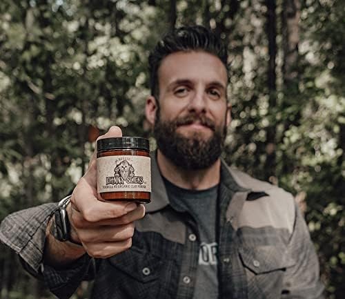 Johnny Slicks Oil-Based Pomade - Organic Hair Styling for Men | Low to Medium Hold, 4 Ounce