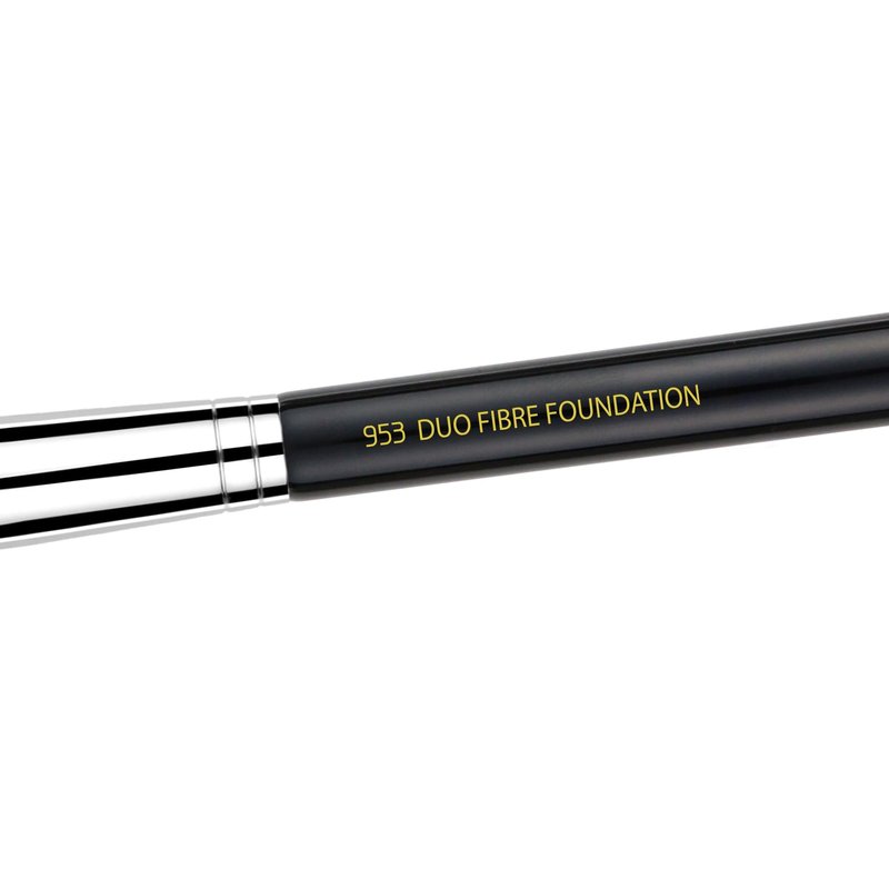 Bdellium Tools Professional Makeup Brush - Maestro Series 953 Duet Fiber Foundation - With Soft Synthetic Fibers, For Precise Application of Foundation (Black, 1pc)