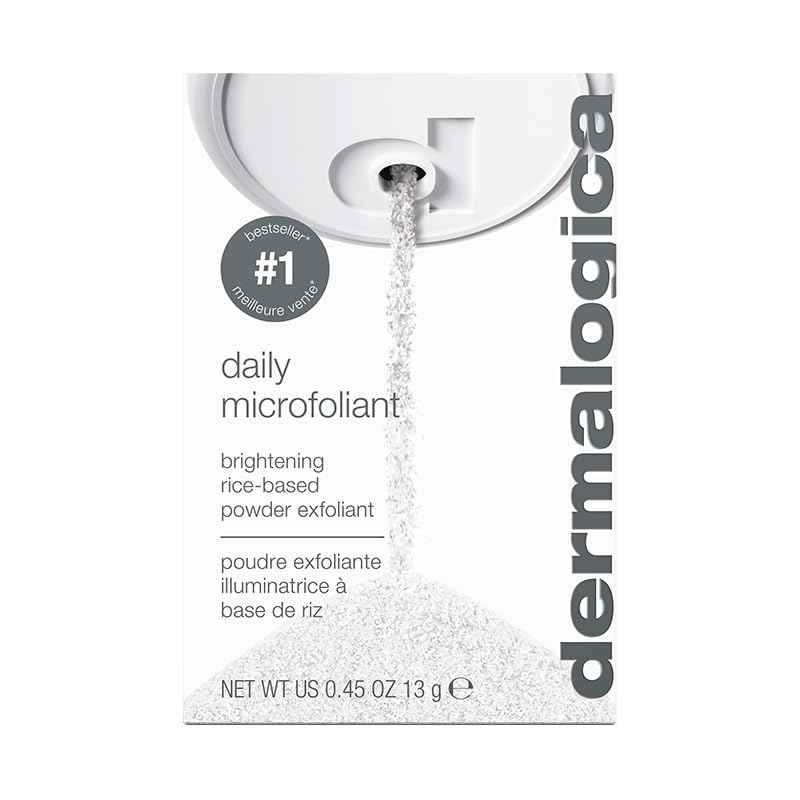 Dermalogica Daily Microfoliant, Face Exfoliator Scrub Powder with Salicylic Acid and Papaya Enzyme, Achieve Brighter, Smoother Skin Daily