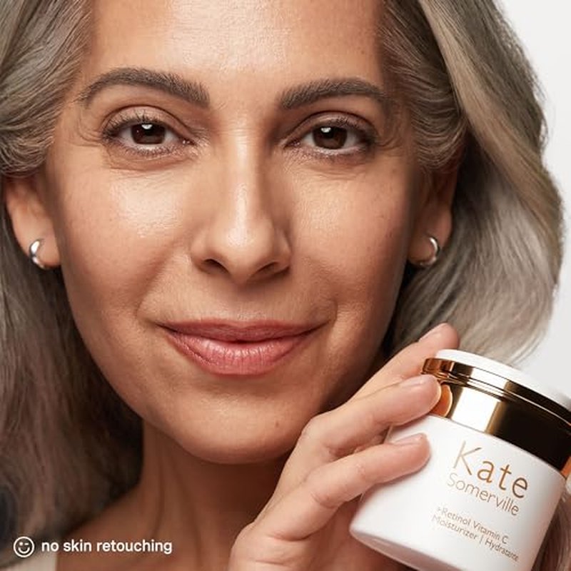 Kate Somerville Retinol Vitamin C Moisturizer ? Anti-Aging Overnight Face Cream Brightens, Firms and Smooth Skin, 1.7 Fl Oz