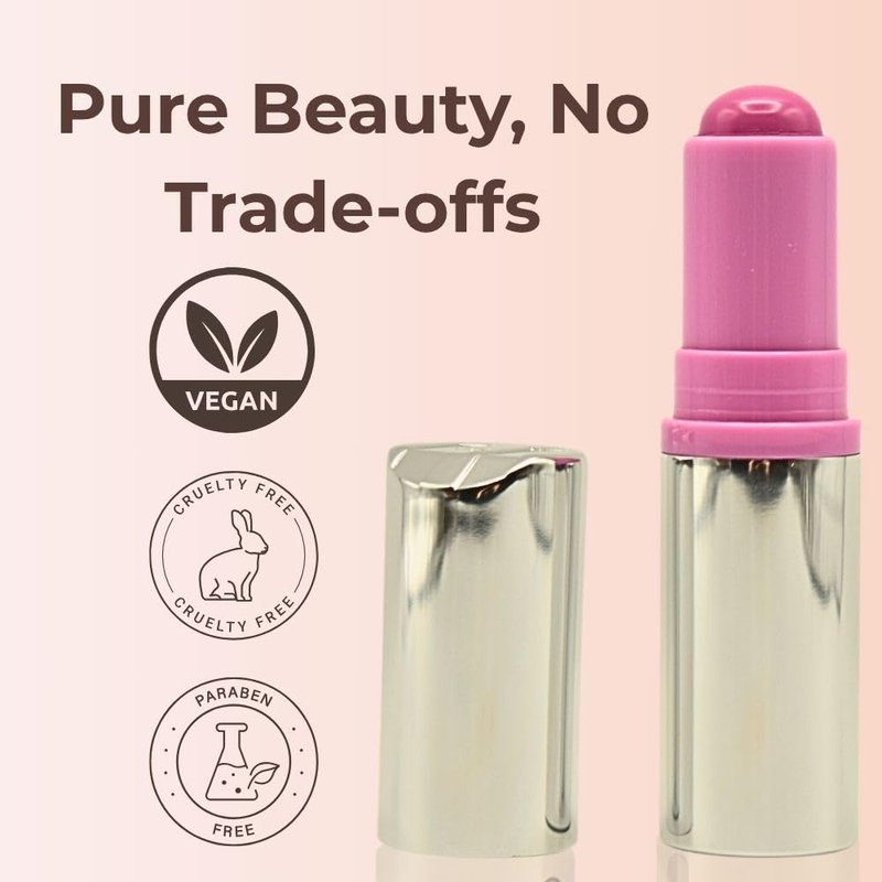 Haus Labs Color Fuse Longwear Hydrating Glassy Lip + Cheek Blush Balm Stick - Glassy Lilac