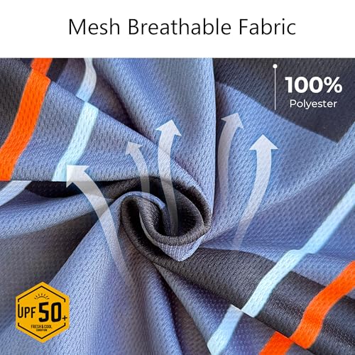 Bikes for Men Shirt Long Bike Fit Cycle Jersey Bicyle Clothes Full Zip US M Black Grey Multi