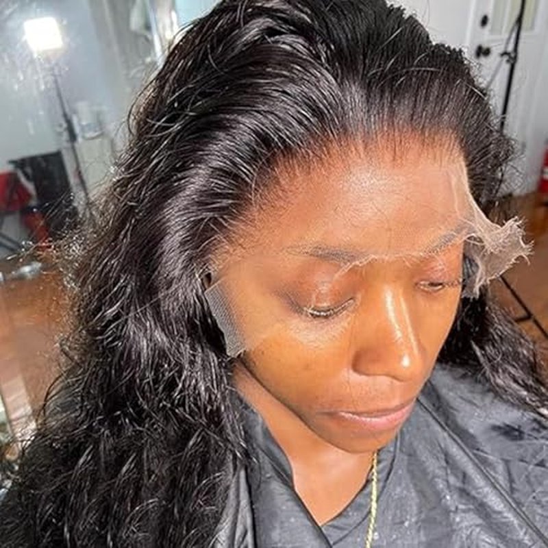 MEODI 13x4 Skinlike HD Lace Frontal Only, Bleached Small Knot Pre-plucked Natural Hairline Straight Human Hair 12 Inch