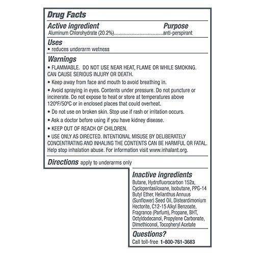 Dove Dry Spray Antiperspirant - Invisible - Sheer Fresh - Net Wt. 3.8 OZ (107 g) Per Can - Pack of 3 Cans