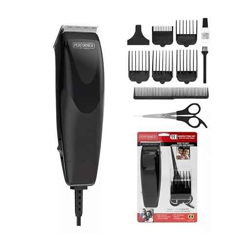Performer by WAHL 11 Piece Haircutting Kit Set with Five Guide Combs