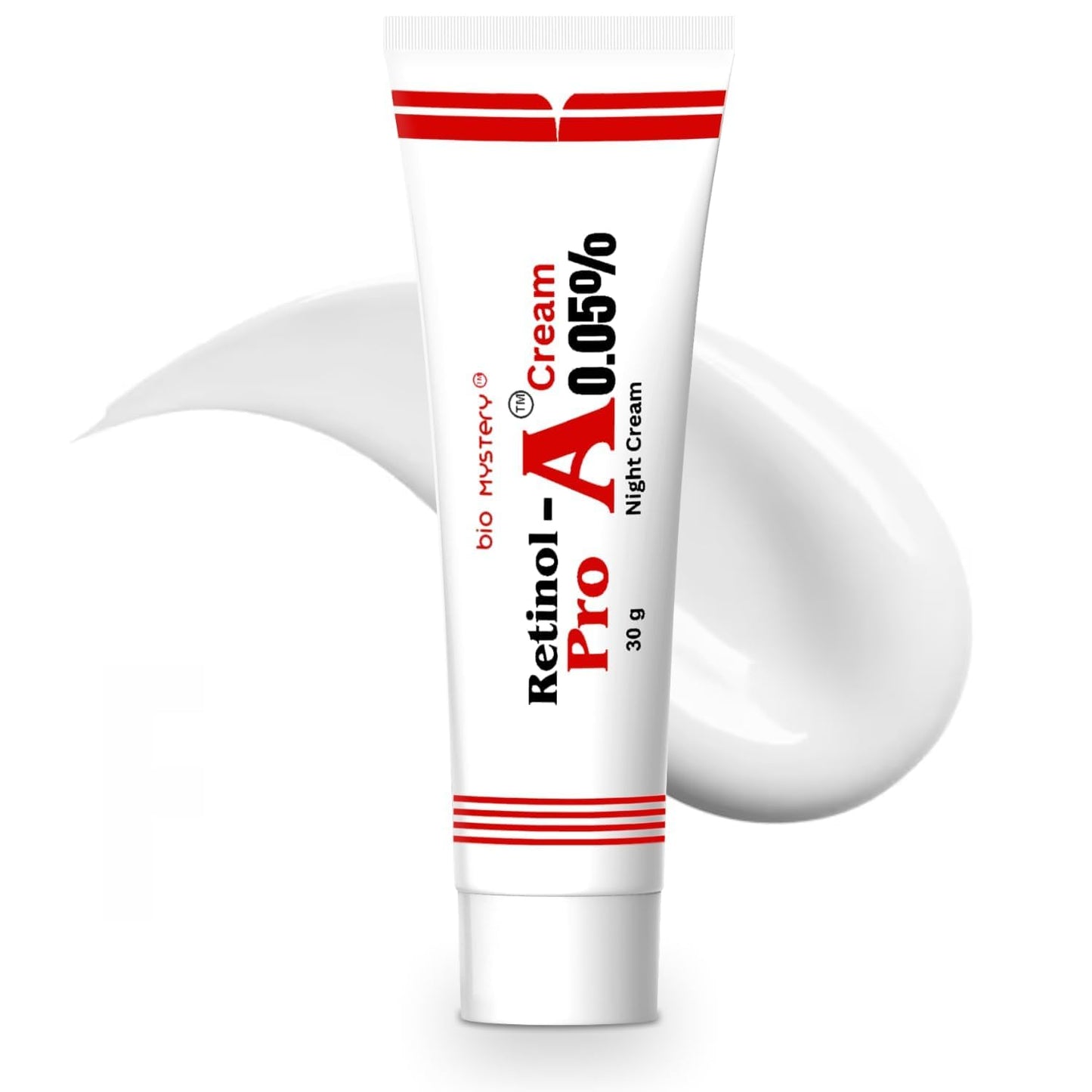 Bio Mystery Retinol 0.05% For Night Repair Cream, Face Moisturizer for Wrinkle Reduction, Non-Greasy Formula for Daily Use 1.0 Oz