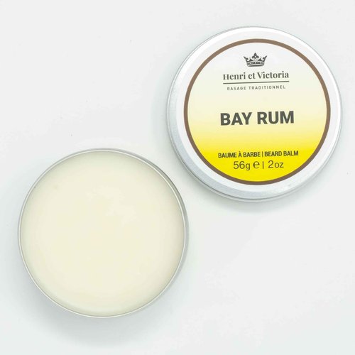 Beard Balm For Men - Moisturizing, Non-Greasy Beard Softener, Soothes and Nourish Beard and Skin, Prevents Dryness, Flaking, Dandruff, Skin Irritation, Ingrown Hairs, Handmade Beard Balm – Bay Rum 56g