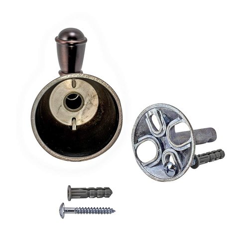 EZ-FLO 16250 Oil Rubbed Bronze Robe Hook, 2.9 x 4.25 x 6.30