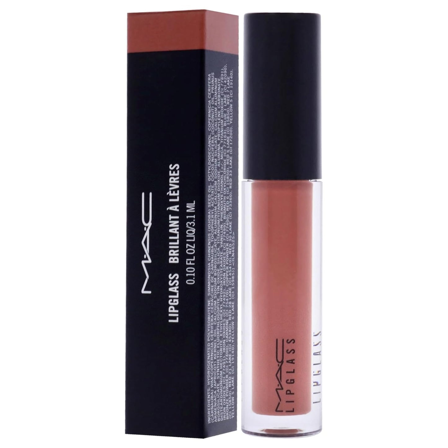MAC LipGlass - Lust Lip Gloss for Women | 0.1 Oz High-Shine Formula