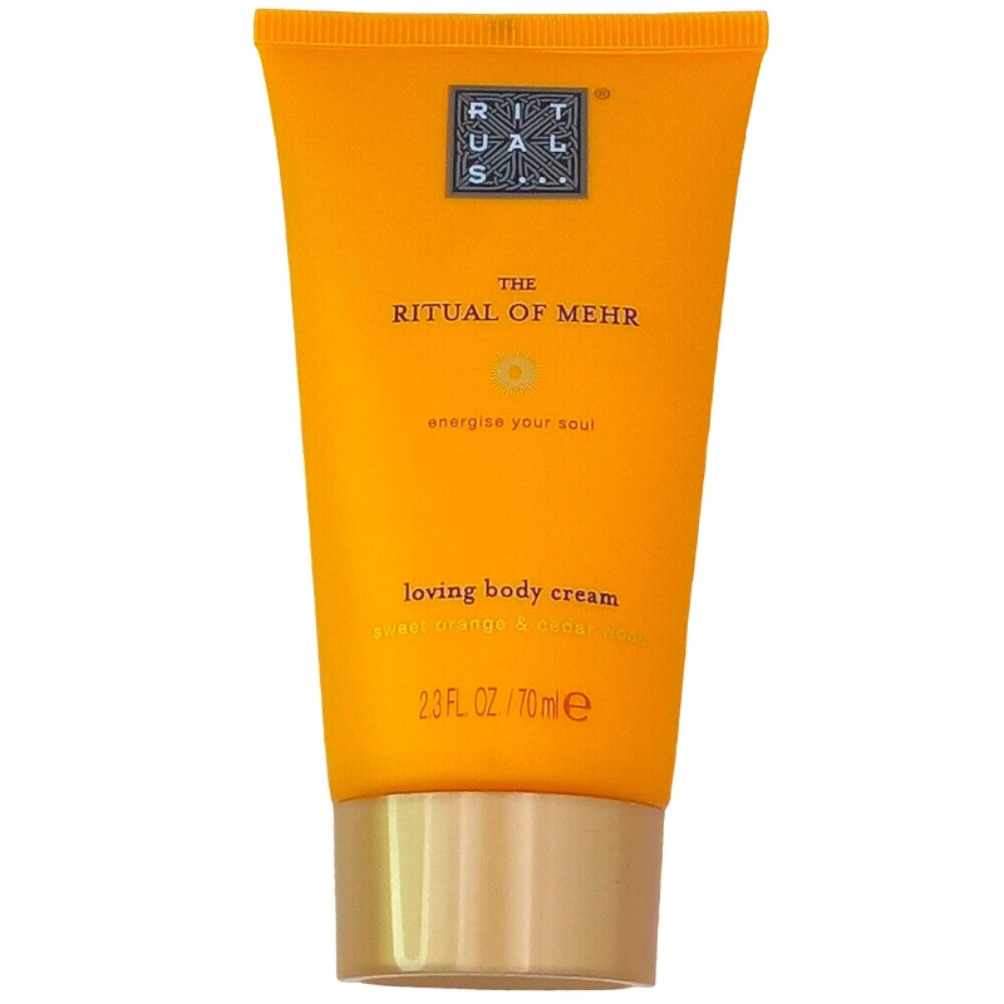 RITUALS The of Mehr Loving Body Cream, sweet orange & cedar wood travel size 2.3 fl oz, 70 mL