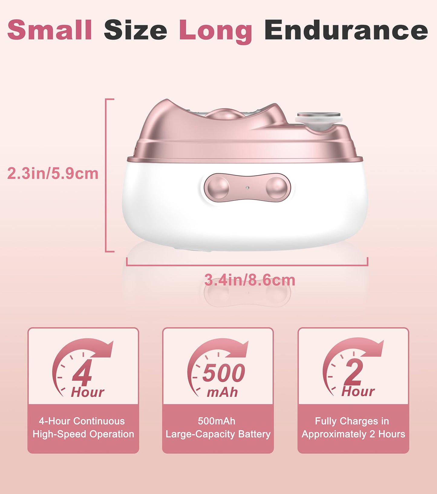 3-in-1 Electric Nail Clipper, Built-in Uv Nail Lamp & Debris Storage Box, Ideal for Outdoor Emergency Nail Care. 2-Speed Settings, Suitable for Babies, Adults and The Elderly.