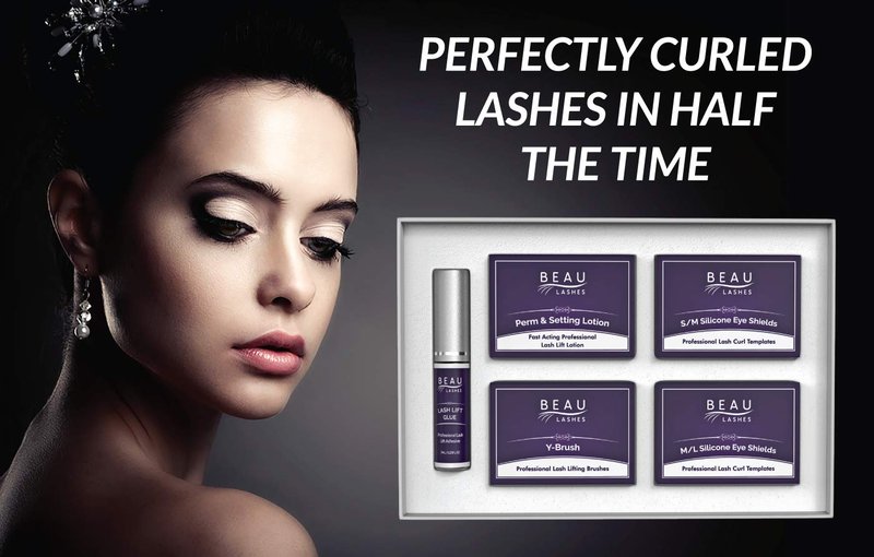Lash Lift Kit For Professionals - For Perming, Curling and Lifting Eyelashes | Semi Permanent Salon Grade Supplies For Beauty Treatments | Includes Eye Shields, Pads and Accessories