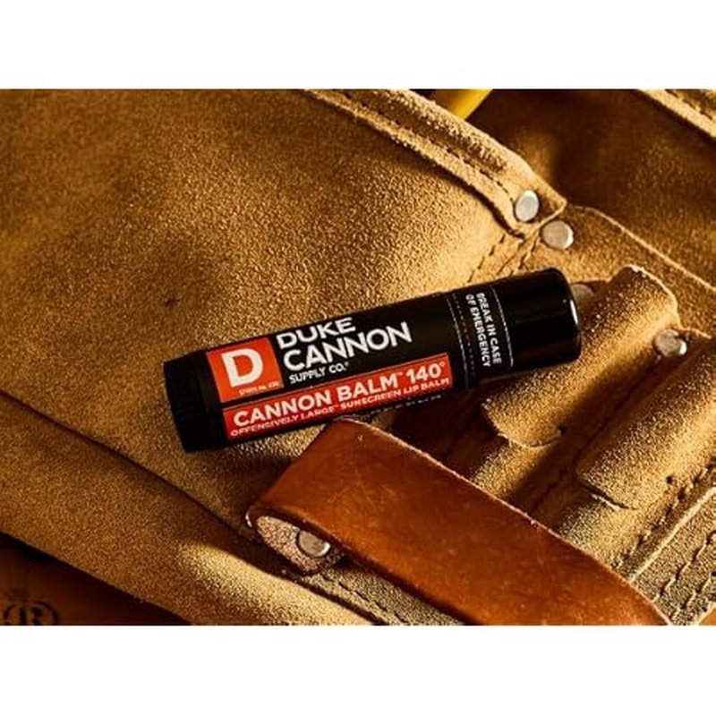 Duke Cannon Balm 140¡Æ Tactical Lip Protectant 15 Pack - Blood Orange Mint Flavored Lip Balm for Men with SPF 30, Large Size, Premium Ingredients, 0.56oz Each