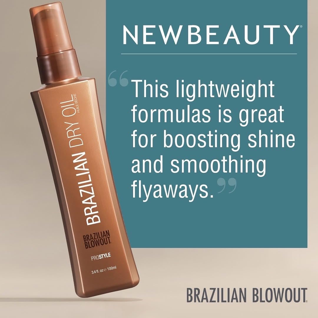 Brazilian Blowout Dry Oil Weightless Smoothing Oil, Repair & Shine