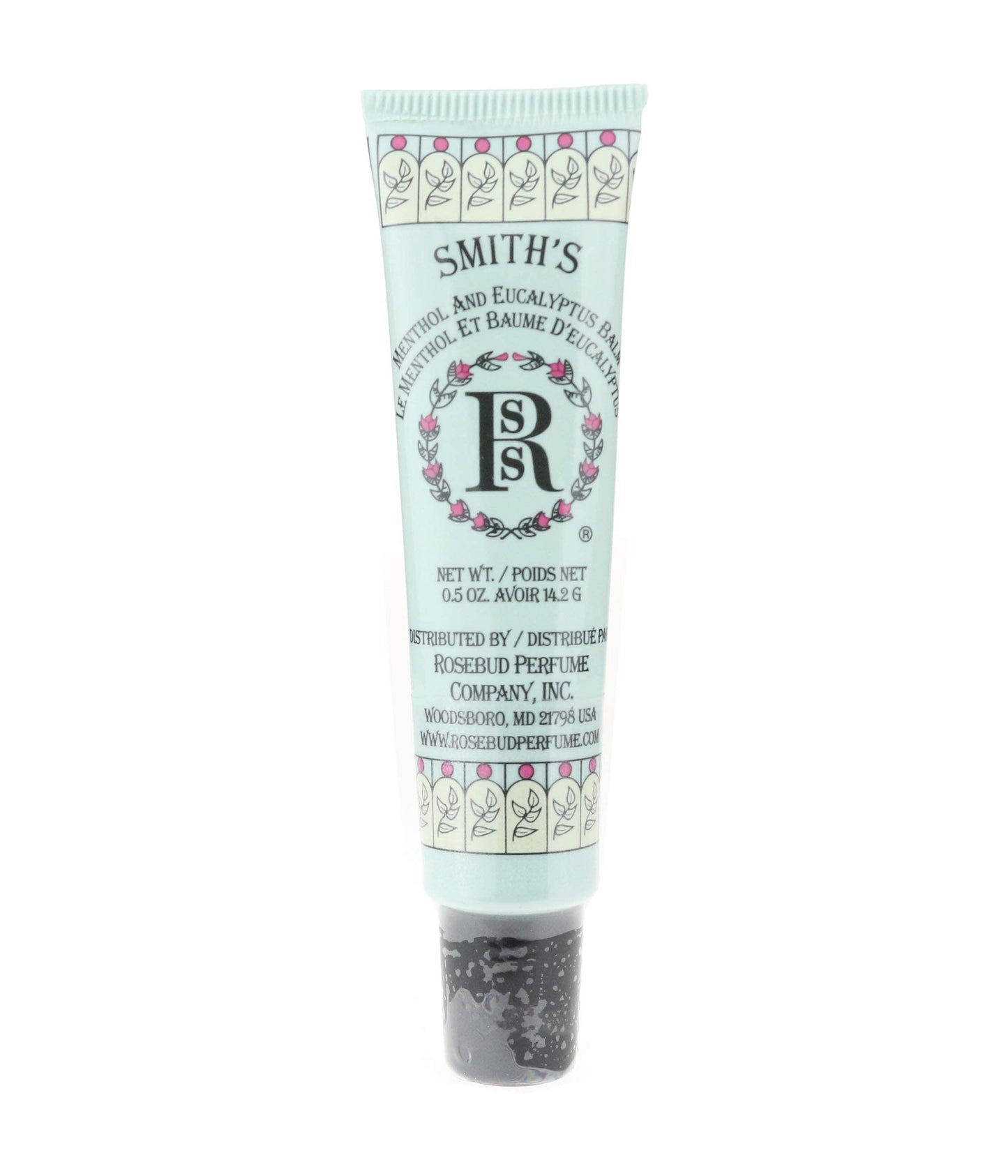 Rosebud Perfume Co. Smith's Menthol and Eucalyptus Balm Tube, 0.5 oz. - 2 pack