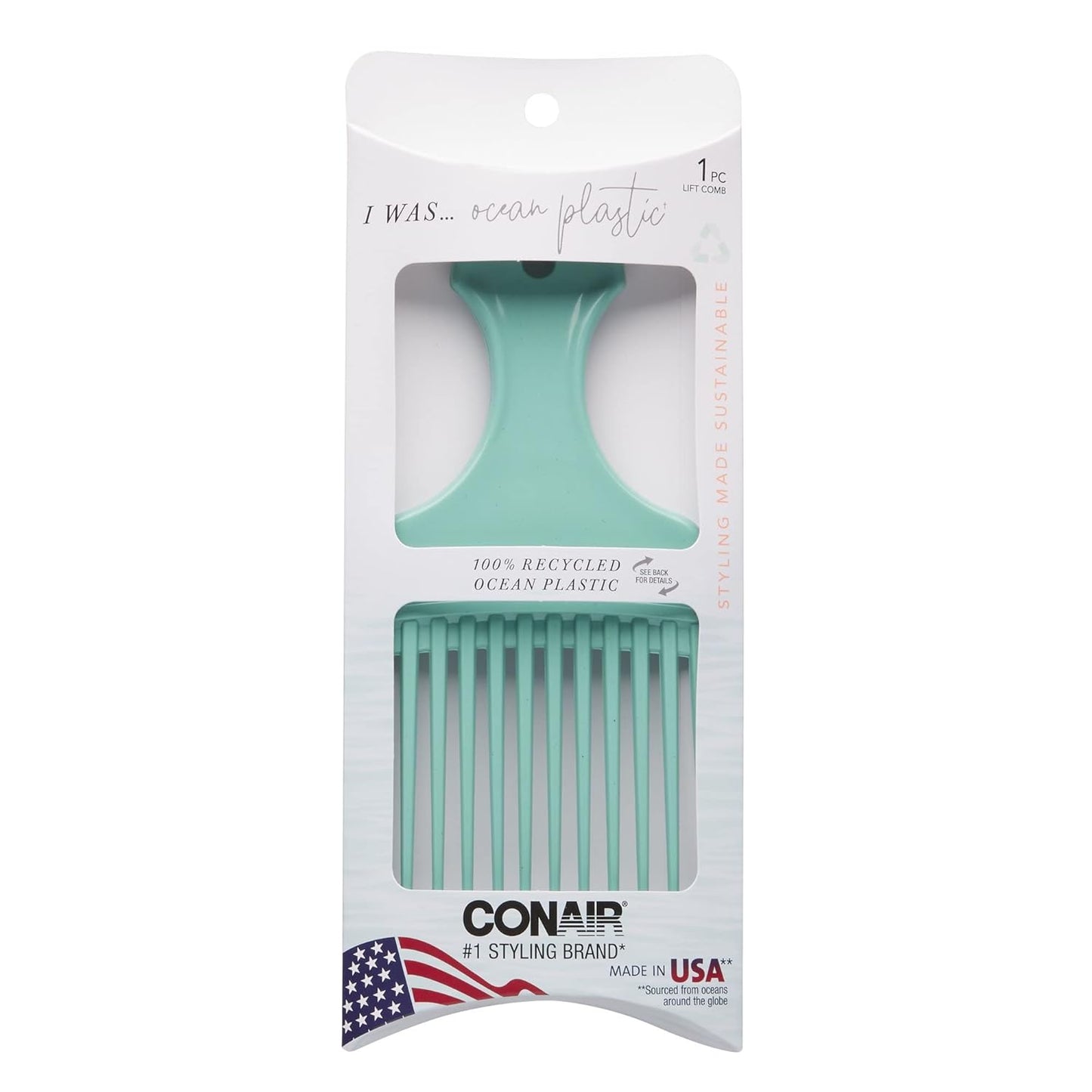 Conair 14493z 3 Piece Pro Styling Hair Lift Combs, 3.2 Ounce