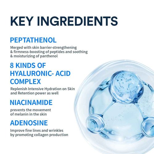 ANOTHERFACE PEPTATHENOL™ Aqua Balance Mask 4pcs, Overnight Deep Hydrating Hydrogel Mask Pack, Korean skin care, Pore Minimizing, Lifting & Firming, Non-irritation, Vegan, Korean Skin Care