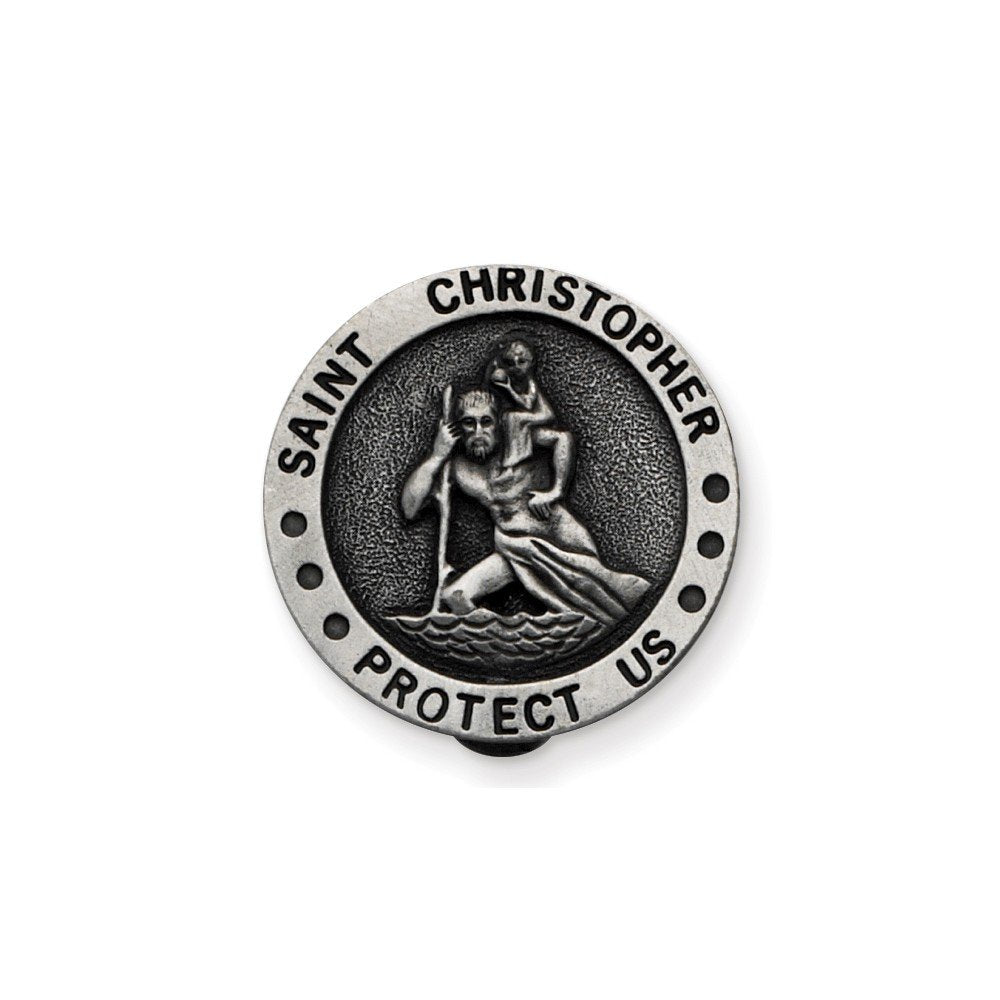 Cathedral Art (Abbey & CA Gift Auto Visor Clip, St. Christopher