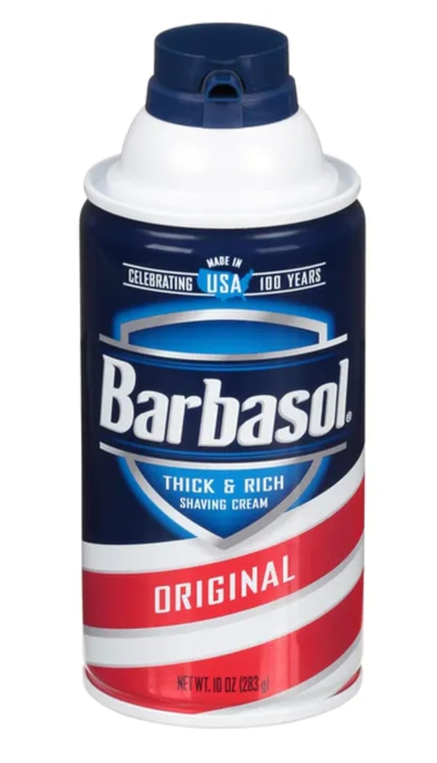 Barbasol Thick & Rich Shaving Cream - Original 10 oz | Value Pack of 3