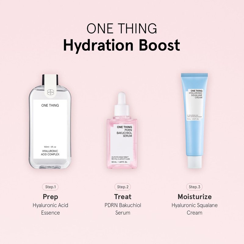 ONE THING PDRN Bakuchiol Serum, Daily Moisturizing Face Serum for Plump and Smooth Skin, Inner Moisture, Hydrating, Revitalizing 1.69 fl oz