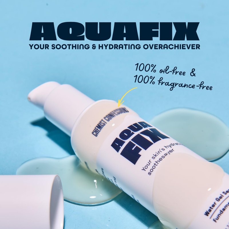 Aquafix Hydrating Water Gel - Oil-Free Moisturizer for Intense Hydration & Skin Barrier Repair - 1.75 Fl Oz