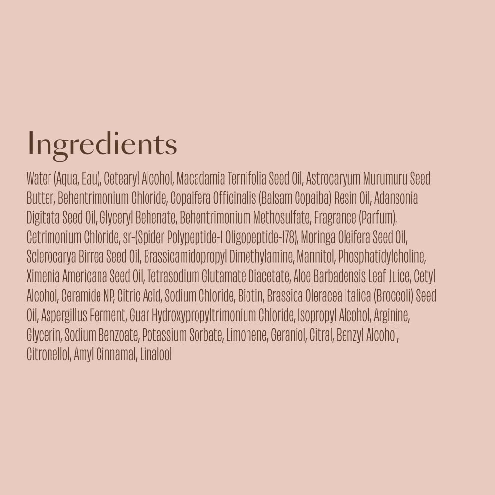 VEGAMOUR HYDR-8 Hydrate and Repair Conditioner - Hydrating Conditioner with Marula Oil, Moringa Oil, Ceramides & Biotin, Natural Conditioner for Dry Hair