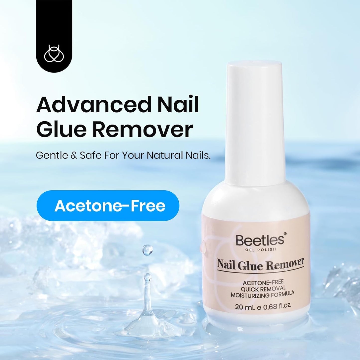 beetles Gel Polish Liquid Latex for Nails: 15ML Simple Peel off Cuticle Guard for Nail Polish Nail Art Liquid Latex Barrier Protector Manicure Cuticle Protectors with Stick Gifts for Women