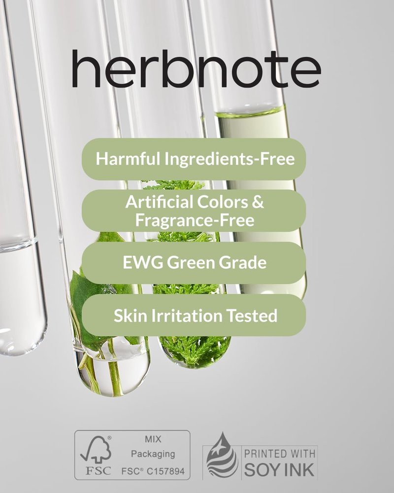 HERBNOTE AHA BHA Cica Gentle Clear Pad - Facial Exfoliating Pad for Dead Skin Cell Care, pH Balancing & Sebum Control, Tighten Large Pores, Calm Sensitive Skin, & Moisturize Dry, Flaky Skin, 70 Sheets