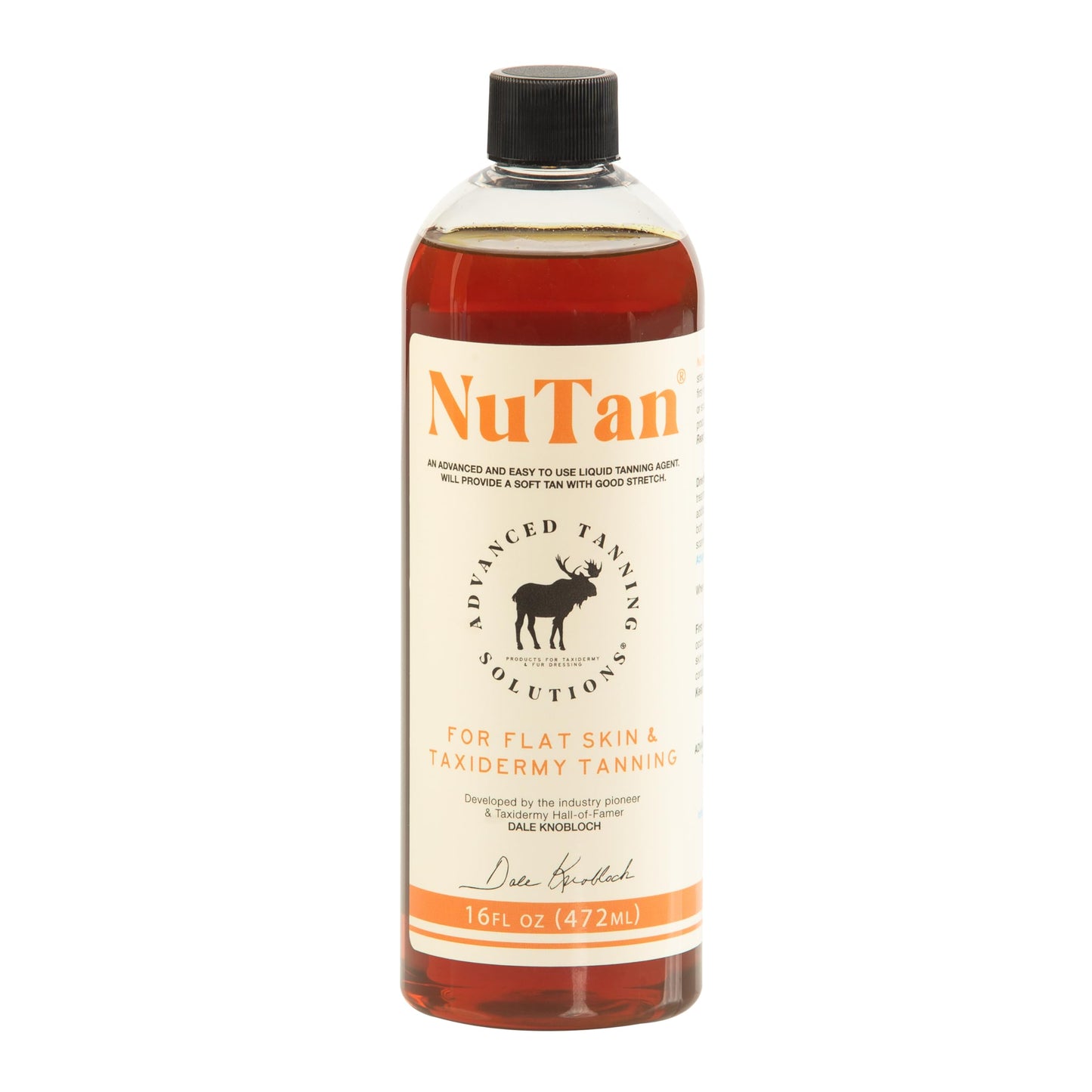 NuTan 16oz Tanning Formula by Advanced Tanning Solutions - Soft, Durable Tan for Deer, Moose, Bear, Elk, Fox, Rabbit Hides - Made In USA