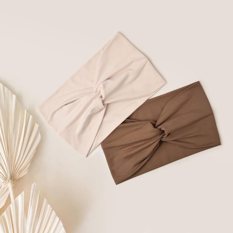 Wide African Hair Wrap Headbands - 10 PCS Turban Style for Women | Extra Stretch & Non-Slip Design