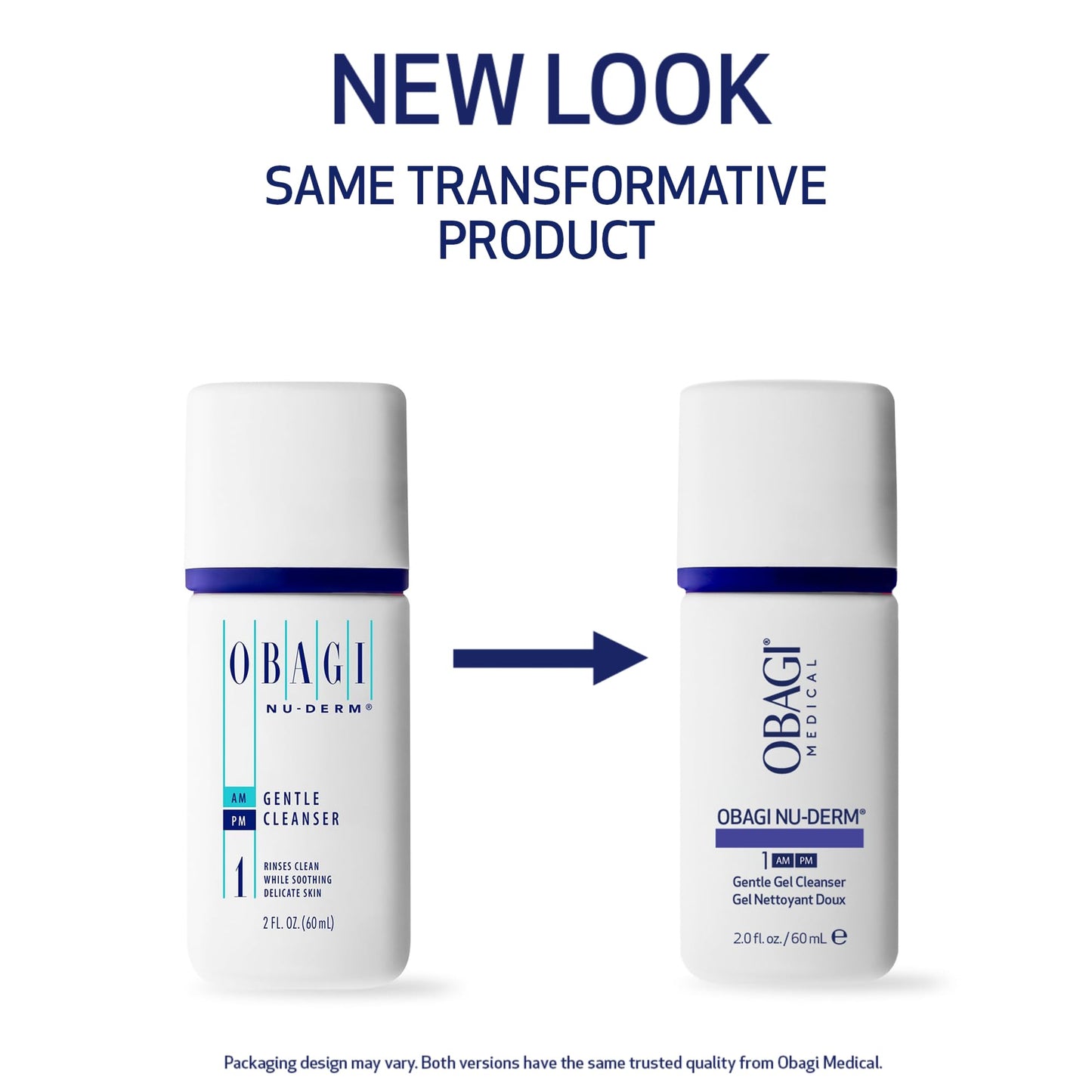 Obagi Nu-Derm Gentle Cleanser – Cleanser that Removes Daily Impurities & Makeup For Normal to Dry & Sensitive Skin – 2 oz, Travel Size