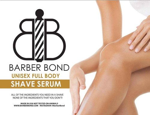 Barber Bond® Premium Unisex Full Body Shave Serum (8oz) Clear Shave Gel