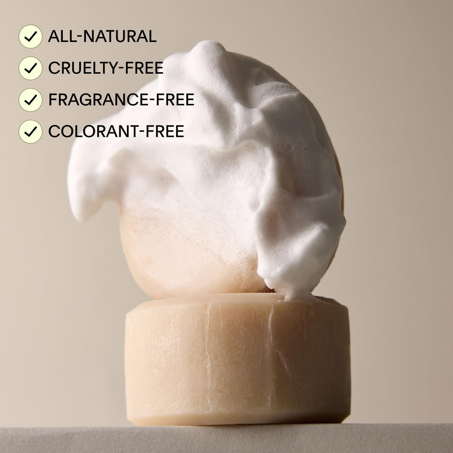 Leaf Shave | Shave Soap Bar 2-Pack, Unscented - All-Natural, Fragrance-Free Bar Soap for Shaving for Women & Men, 1.5 oz