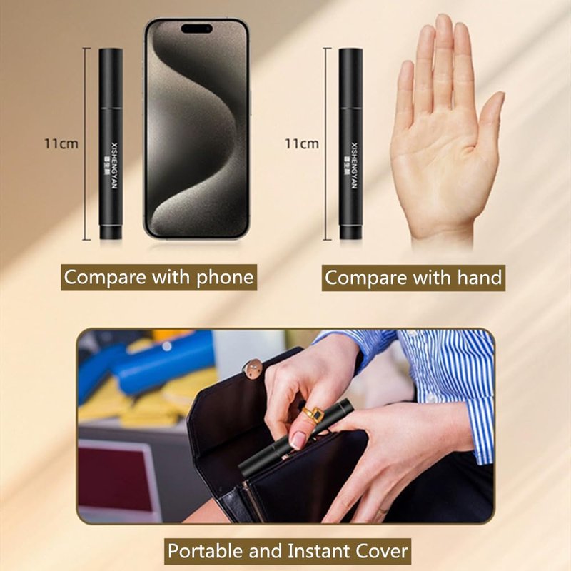 Vitiligo Cover Up Makeup, XISHENGYAN Waterproof Cosmetic Concealer for Skin Vitiligo, Long Lasting White Spots Natural Camouflage Liquid Pen, How to Cover Vitiligo Patches, Use on Face, Hands and Body