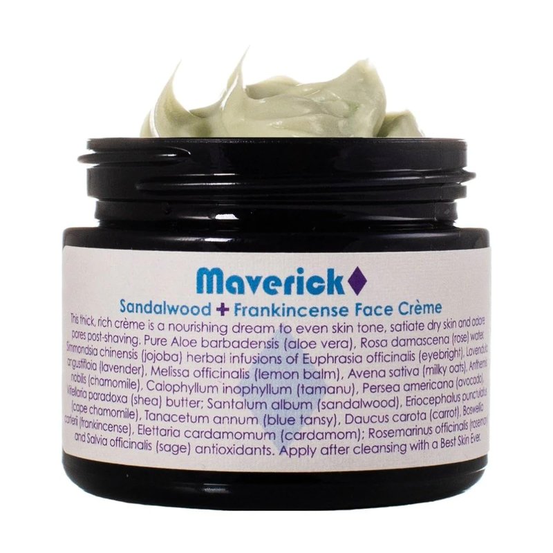 Organic Maverick Face Creme - Natural Vegan Clean Beauty | 0.5 oz (15 ml)
