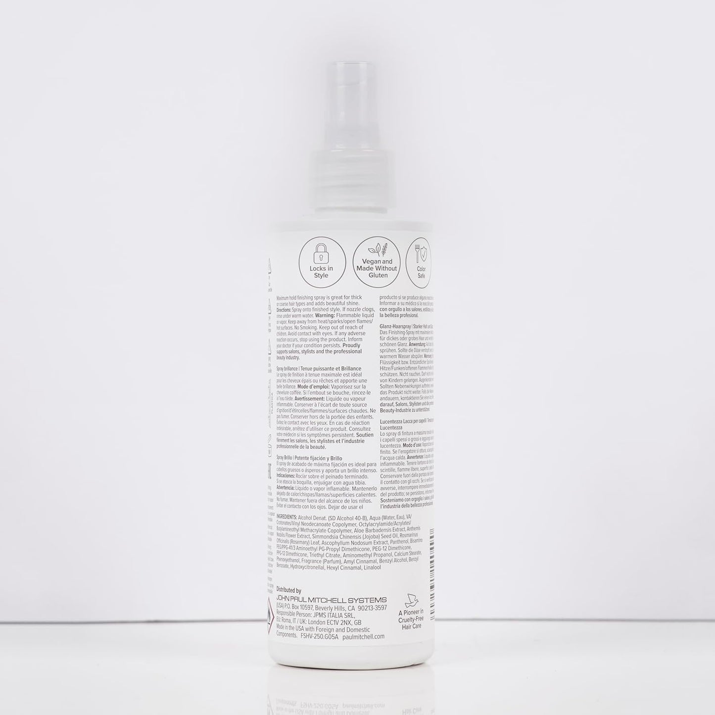 Paul Mitchell Freeze and Shine Hairspray - Maximum Hold for Coarse Hair | Shiny Finish