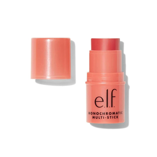 e.l.f. Monochromatic Multi Stick, Luxuriously Creamy & Blendable Color, For Eyes, Lips & Cheeks, Glowing Mango, 0.17 Oz