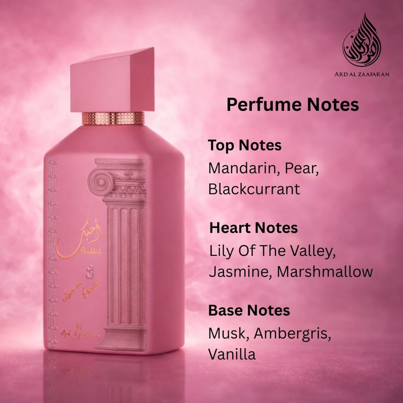 Ahubbak Love in Paris Eau De Parfum Spray - 3.4 Ounce Unisex Fragrance