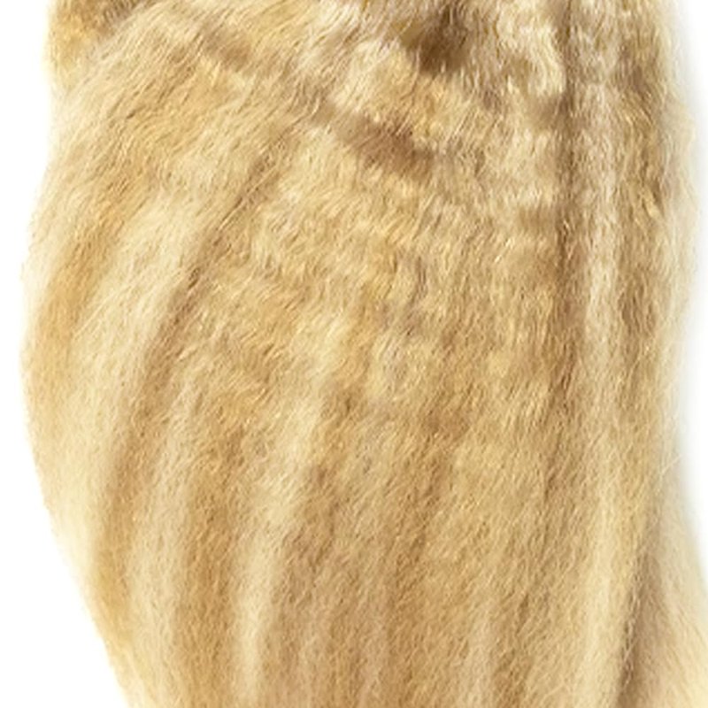 P27/613 Highlight Blonde Bundles Human Hair Honey Blonde Yaki Straight Bundles 28 Inch Unprocessed Brazilian Virgin Hair 1 Bundle 50 Gram Per Bundle Deals Quick Weave Hair Extensions