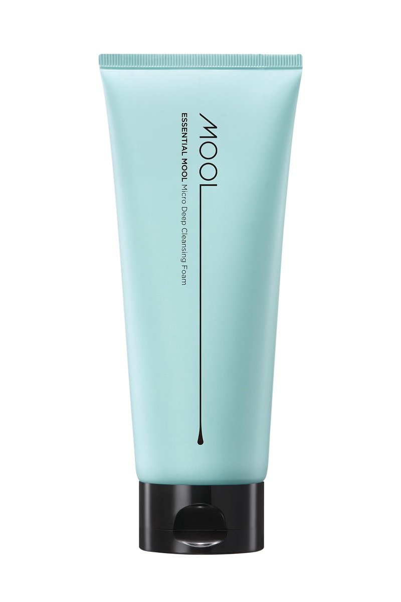 JUNG SAEM MOOL Essential Mool Micro Deep Cleansing Foam 6.76 Fl Oz, Face Wash for Deep Pore Cleansing, Makeup Removal, Gentle AHA PHA Exfoliating Cleanser, Hydrating Facial Wash, Korean Skin Care