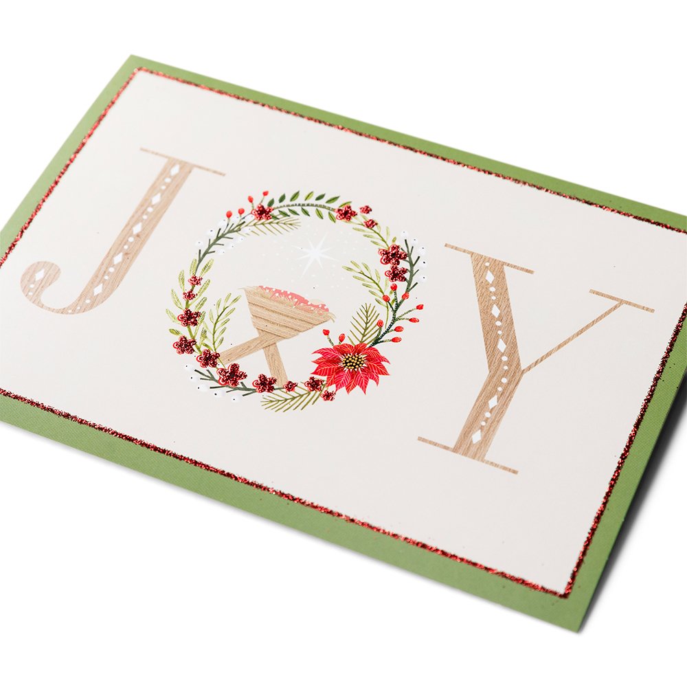 DaySpring - Joy - 18 Boxed Christmas Cards and Envelopes, KJV (60643)