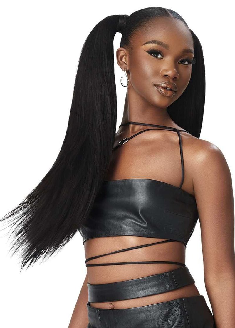 Outre 100% Human Hair Purple Pack Yaki 12" (1 Pack, JET BLACK 1)