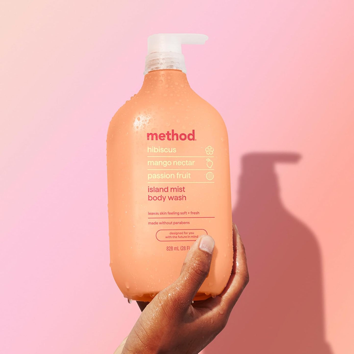 Method Body Wash - Island Mist Scent | 28oz Bottle (Pack of 2) for Refreshing Clean