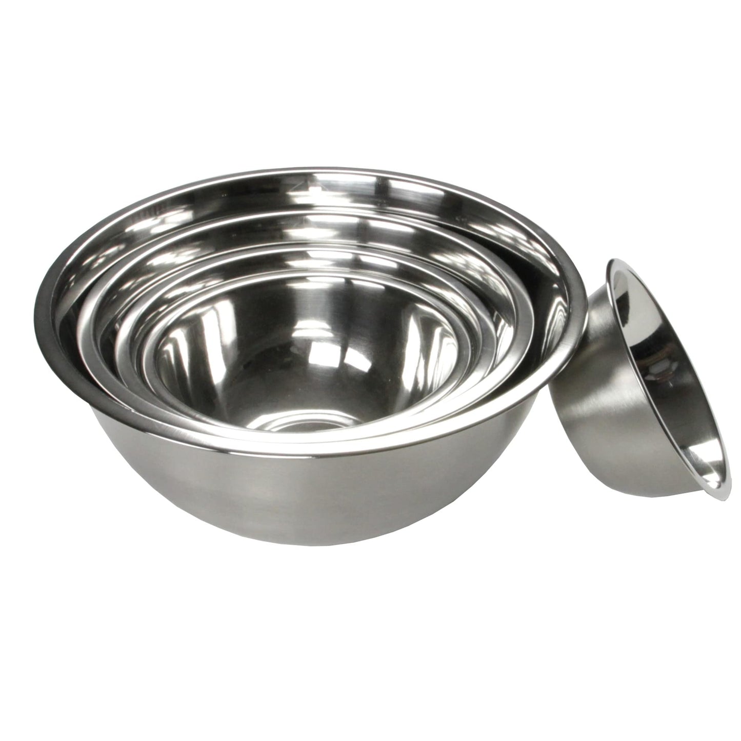 Chef Craft Brushed Mixing Bowl, 1-Quart, Stainless Steel