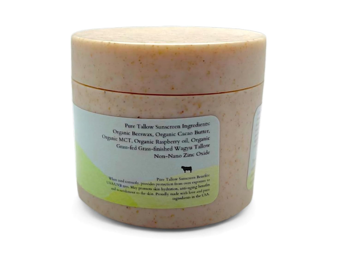 Grass Fed Tallow Sunscreen - Organic SPF 50 Skincare with Wagyu Tallow | Made in USA